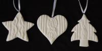 ARAN STAR, HEART, TREE 3 PC SE